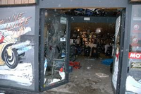 Vol de 6 motos à l'aide d'une voiture bélier